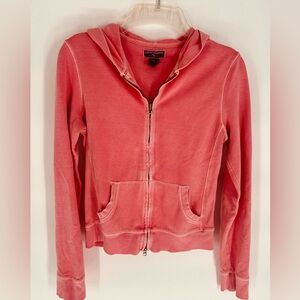 Abercrombie & Fitch Coral Zip-Up Hoodie